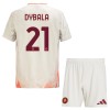 AS Roma Dybala 21 Borte 2024-25 - Barn Draktsett